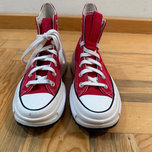 NWOT Converse Run Star Legacy CX Platform High Red A10656C Women 6.5 Men 5 - Picture 5 of 11
